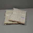 2 x ORTIGIA Farmhouse Lumber Pillow Covers Decorative 12x20 Textured Pillowcaes with Scalloped Edge Pillow Case for Couch Sofa Bed Cushion Living Room Khaki (Lace-brown)