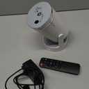 Magcubic 2025 Upgraded Mini Projector 4K support with WiFi 6 and Bluetooth 5.4, 5w Soundbase Speaker, Portable Projecteur with Auto Vertical Keystone 180 Rotatable Lens Cap for Movie Home HY300Pro+ (Pure White)