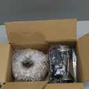 Marrakech Moroccan Mosaic Lamp Turkish Table Lamp, Handmade Turkish Light with Glass Shard and Bronze Base Including LED Bulb for Living Room Bedroom Decor (Yellow)