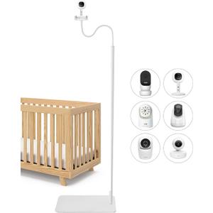 Baby Monitor Mount Floor Stand 67" Adjustable Height Compatible with Nanit Pro,Infant Optics DXR-8 Pro,VTech,Vava,Eufy or Any Baby Cameras with 1/4 Thread Mount