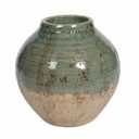 HD Designs Terracotta Vase - Green