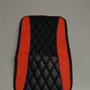 Moly Magnolia Car Center Console Cushion Pad, Universal Leather Waterproof Armrest Seat Box Cover Protector,Comfortable Car Decor Accessories Fit for Most Cars, Vehicles, SUVs (Red)