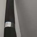 Ottomanson 5' x 6'6" Mud Mat Area Rug Scraper Carpet - Non-Slip, Dirt Trapping for Indoor & Outdoor Use - Ideal for Entryway, Garage, Kitchen, Patio & High-Traffic Areas, Black