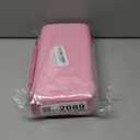 Mchoi Stethoscope Case with Grooved, Suitable for 3M Littmann Classic III Stethoscope, Extra Room for Medical Bandage, Scissors and LED Penlight, Pink, Case Only