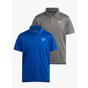 Reebok Boys Polo Shirt - 2 Pack Short Sleeve Collared Polo Shirts School Uniform for Boys - Athletic Performance Golf Shirts XL Reebok Boys Polo Shirt - 2 Pack Short Sleeve Collared Polo Shirts School Uniform for Boys - Athletic Performance Golf Shirts XL