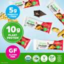 Orgain Organic Vegan Protein Bars, Peanut Butter Chocolate Chunk - 10g Plant Based Protein, Low Calorie Healthy Snacks, No Lactose or Soy Ingredients, Gluten Free, Non-GMO - 1.41 Oz (Pack of 12) (EXP 05/08/27)