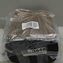 Hymmah Bathroom Trash Can 1.8 Gallon(7 Liter) Small Kitchen Garbage Can,Decor Wastebasket for Bedroom Office,Resin Hand-Carved Wooden Color