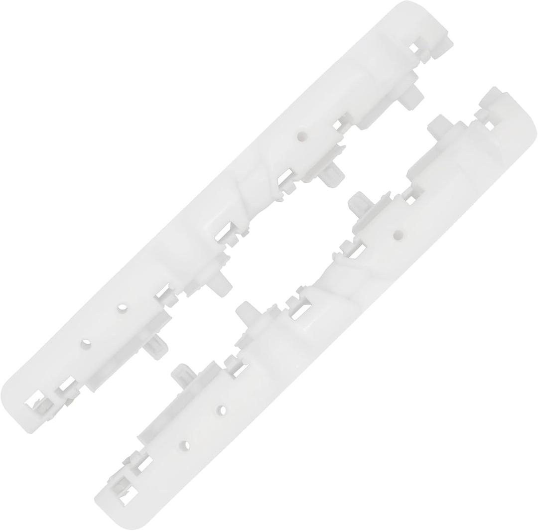 Front Bumper Bracket Retainer Left+Right Side White Fits for Nissan NV200 2013-2021 Replace for 62225-3LM0A, 62224-3LM0A, 622253LM0A, 622243LM0A