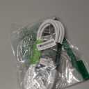 10 Ft 14/3 Flat Plug Lighted Extension Cord, Heavy Duty 14 AWG 3 Prong Grounded White Low Profile Extension Cable for Indoor, UL Listed