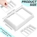 16 Set Tray Dividers for Freeze Dryer White Medium Tray Dividers, Compatible with Harvest Right Freeze Dryer Accessories(fit 4 Medium Trays)