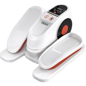 Sunsonic Under Desk Elliptical Machine, Electric Exerciser prol with Adjustable Speed, Quiet and Fully Assembled with Remote Control & Non-Slip Foot Straps