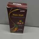 Ivnil Coffee Hair Dye Shampoo 3 in 1 Instant Color for Grey Coverage Seimi Permanent for Women/Men (Coffee)