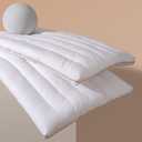 1 Packs Flat Pillows for Sleeping Thin, 2.5 inch Height Ultra Thin Pillows,100% Cotton Slim Bed Pillows for Stomach Sleeper,Standard Size - 18x26 in - 1pcs