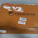 FoldWise Foldable Standing & Rolling Desk, Upgraded Portable Desk on Wheels, X-Large