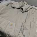 Carhartt Men's Relaxed Fit Midweight Garment Dyed French Terry Graphic Sweatshirt (4X-Large, Greige)