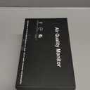 18 in 1 Air Quality Monitor Indoor, Portable CO2 Detector for CO2, Temperature (F), Humidity, VOC, PM2.5, PM1.0, PM10 & Time Display, Dual Chip & High Accuracy Air Quality Tester for Home (White)