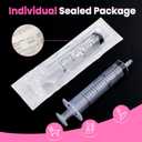 20 PCS 20ml Oral Syringe With Cap, Plastic Syringe without Needle for Medicine Dropper, Feeding Pets, Liquid Measuring, Handicrafts, Individually Sealed, Luer Slip