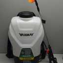 VAXMAY 4 Gallon Battery Powered Garden Sprayer, Electric Sprayer for Makita 18V Battery, 75 PSI, Telescopic Wand, 4 Nozzles, 2.5Ah Battery&Charger included