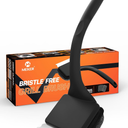 MEKER Grill Brush Bristle Free, Grill Cleaner Brush with 5 BBQ Replacement Head for Cast Iron, Stainless Steel Grates, Safe Grill Scraper Outdoor BBQ Grill,