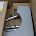 Toilet Seat Risers for Seniors, Raised Toilet Seat with Padded Handles & Seat, 400 LBS Raised Toilet Seat with Adjustable Height & Width for Pregnant, Disabled, Handicapped,(Gray)