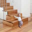 6'' x 24'' Clear Stair Treads Non-Slip, 15 Pack Pre-Cut Transparent Non Slip Stair Treads for Steps, Indoor Outdoor, Waterproof Grip Tape for Stairs, Bathroom, PEVA Safe for Elders, Kids, Pets