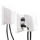 Dreambaby Dual Fit Outlet Cover Box - Baby Safety Outlet Cover for Standard & Decora Plugs - Child Proof Electrical Outlet Plugs - Essential Plug Cover for Baby Proofing - 2 Pack