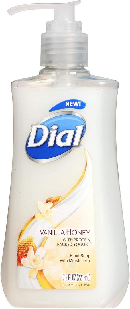 Dial, Liquid Hand Soap Vanilla Honey 7.50 Ounce