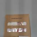 Muslin Baby Bibs 8 Pack, Baby Bandana Drool Bib for Drooling and Teething, Cotton Soft Absorbent for Girls Boys Spring Impression (Pink Floral)