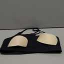 RUNNING GIRL Y-Back Sports Bras for Women, Medium Impact Wirefree Padded Bra Workout Crop Top Longline Sports Bra Push up(WX2915Black,L)