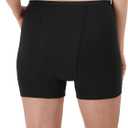 Hanes Women's Comfort, Period. Underwear, Bikini Period Underwear, Super Leaks Period Underwear, 3-pack (Large, 2-pack Boxer Briefs, Black/Black)