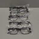 NORPERWIS Reading Glasses 5 Pairs Quality Readers Spring Hinge Glasses for Reading for Men and Women (5BLACK, 1.50)