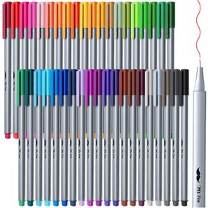 Mr. Pen - 40 Colorful Fineliner Pens (0.4mm), Art & Writing, Smooth Fine Tip Drawing Pens, Fine Line (Assorted Colors)