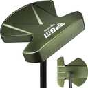 PGM Zero Torque Putter Golf Club for Men and Women Right Handed, High Forgiveness and Low Deviation Face Balanced Square to Square Putter, 34"