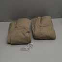 Apricot Pinch Pleat Linen Curtains 84 Inch Length 2 Panels Set for Bedroom Dinging Room Semi Sheer Boho Farmhouse Neutral Window Curtains 84 Inches Long for Living Room Nursery 40x84