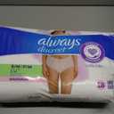 Always Discreet for Sensitive Skin Underwear, Four Times Skin Protection, Dermatologically Tested, FragranceFree, Maximum Absorbency, Small/Medium, 28 Count