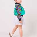 Girls Flip Sequin Jackets Kids Rainbow Sparkle Outwear Toddler Boys Glitter Sleeve Shiny Metallic Coat Birthday (Green, XXXL)