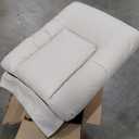 GarveeHome Power Lift Recliner Chair - Heat and Massage, Faux PU Electric Lift Recliner for Elderly & Mobility Impaired, Adjustable Back and Legs, Heavy Duty Lift Chair for Seniors (Regular/ Cup Holder, Beige)