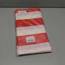 3 x 3 Pack Red and White Striped Plastic Tablecloth 54 x 108 Inch | Disposable Waterproof Red Striped Table Cloths for Carnival Circus Holiday Party Picnic Birthday Festival Decor