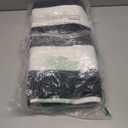 IOHOUZE Black White Striped Rug -4x6 Front Door Mats Outdoor,Washable Rug for Front Porch Decor,Spring Summer Welcome Mats Outdoor Indoor, Doormat for Farmhouse/Entryway/Home Entrance