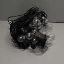 Commercial Grade 96FT LED Outdoor String Lights with Remote Control - 30 Shatterproof Bulbs Waterproof Color Changing Christmas Lights, Dimmable for Patio, Garden, Wedding Decor