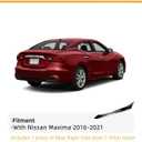 Flecto Rear Door C-Pillar Windshield Outer Trim Right Passenger Side, Compatible with 2016-2021 Nissan Maxima, Rear Quarter Window Moulding Cover Replace 78872-9DJ1A 78872-9DD0B 78872-4RA0A
