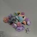 32 Pieces Flower Hair Clip for Women Artificial Rose Hair Aaccessories Bride Claw Clip Floral Barrettes for (Pink White Purple Blue)