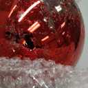 6in Large Christmas Ornaments Shatterproof Christmas Ball Ornaments Giant Xmas Tree Decoration Decorative Hanging Mercury Balls for Party,Home,Holiday (Red,4pc)