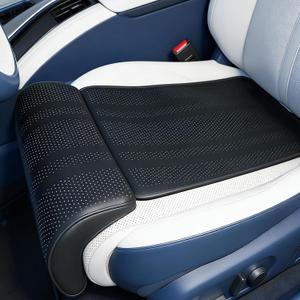 Car Seat Leg Extender Cushion, Memory Foam Under-Thigh Support for Drivers | Car Seat Extender Leg Support, Breathable PU Leather, Non-Slip Fit for Driver Seats & Office Chairs, Long Drives & Road Trips