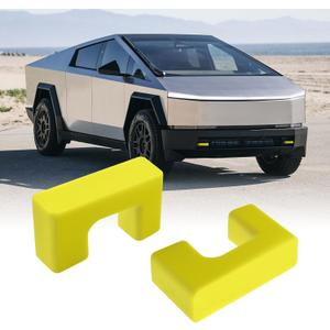 Tow Hook Covers Fit for Tesla Cybertruck 2024 2025 2026, Hitch Cover Front Customized Car Tow Hooks Compatible with Tesla Cybertruck Accessories 2026 2025 2024 (Yellow)