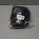 Anime Costume Cosplay Wig with Double Buns Straight Bangs Black Synthetic Hair Wigs