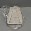 StorageWorks Narrow Storage Bins, Small Basket for Closet and Shelves, Fabric Organizer with Handles, Toilet Paper Storage, Natural Color, 2-Pack