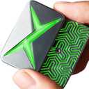 Infinite Lightning Fidget Slider Luminous Metal Magnetic Fidget Toys Adults for Stress Relief (Greenlight)