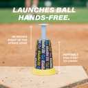 Bandit Sports Coach RAC Tee Popper, Durable Nylon Strength for Long-Lasting Hitting, Batting Tee, Baseball Training for Practicing Hitting Without a Pitcher (Ball not Included)