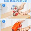 JARLINK Clearer Packing Tape 12 Rolls, Heavy Duty Packaging Tape for Shipping Packaging Moving Sealing, 2.7mil Thick, 1.88 inches Wide, 60 Yards Per Roll, 720 Total Yards